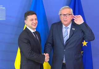 Президент України Зеленький і президент Єврокомісії Юнкер